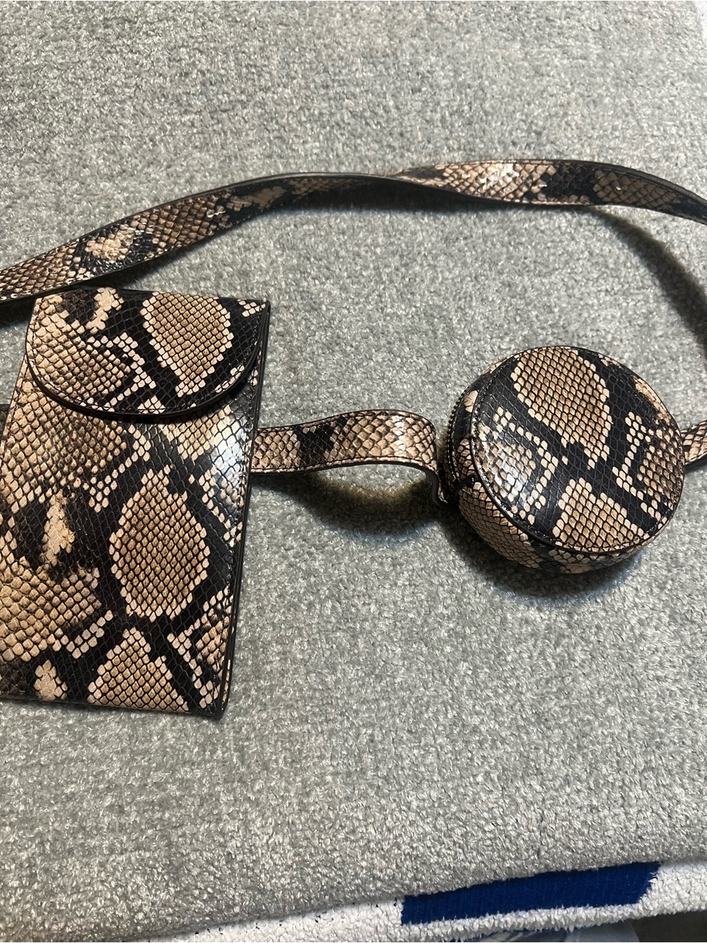 Cuyana Snake Skin Convertible Belt Bag - Picture 9 of 11
